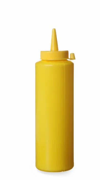 Mērču pudele-dozators 700 ml dzeltens