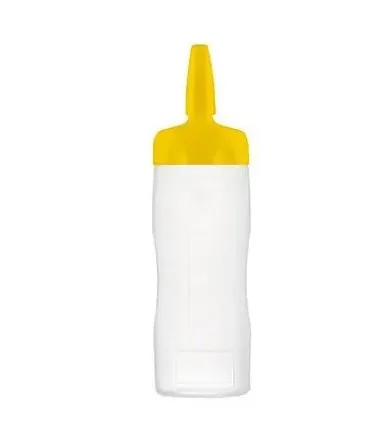 Mērču pudele-dozators dzeltens 350 ml