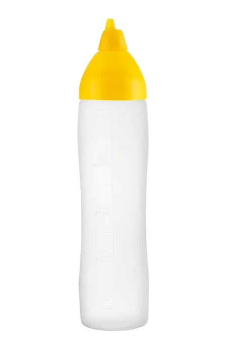 Mērču pudele-dozators dzeltens 500 ml