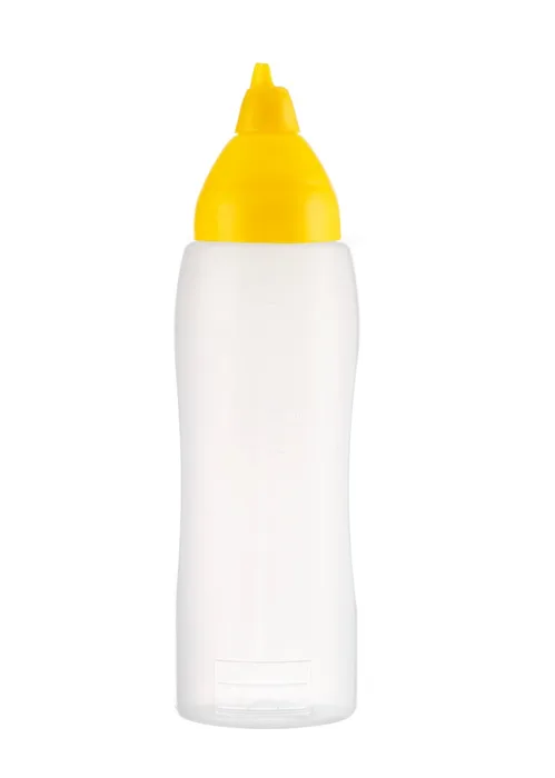 Mērču pudele-dozators dzeltens 750 ml